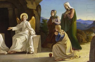 Three Marys at the Tomb of Christ, Ludwig Ferdinand Schnorr von Carolsfeld